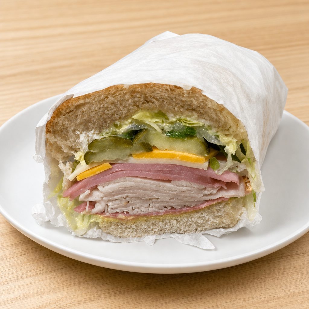 Sub Sandwich with Meat (8").