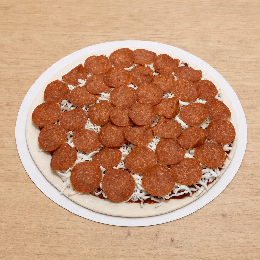 Medium 12" One Topping (Serves 2-3 People).